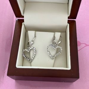 Brand new, never worn, lever back sterling silver earrings